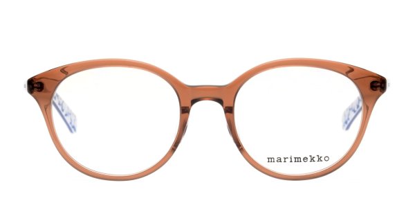 画像1: marimekko (マリメッコ) 32-0031-02 Pauliina ウェリントン メガネ CLEAR BROWN/ クリア ブラウン 眼鏡 (1)