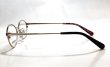 画像3: marimekko (マリメッコ) 32-0033 メタル オーバル メガネ PURPLE HALF/パープル ハーフ 眼鏡 (3)