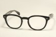 画像1: OLIVER PEOPLES Sheldrake シェルドレイク ボストン メガネ BLACK Size49 /オリバーピープルズ 眼鏡 ブラック  (1)
