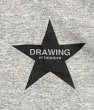 画像3: Drawing (ドローイング) ORIGINAL STAR  SWEAT PARKA GREY/ スター スウェット プルパーカー グレー (3)