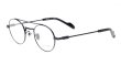 画像2:  yohji yamamoto (ヨウジヤマモト) 19-0027-1 ツーブリッジ メタル メガネ MATT BLACK/ マットブラック ティアドロップ 眼鏡 (2)
