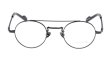 画像1:  yohji yamamoto (ヨウジヤマモト) 19-0027-1 ツーブリッジ メタル メガネ MATT BLACK/ マットブラック ティアドロップ 眼鏡 (1)