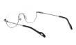 画像4:  yohji yamamoto (ヨウジヤマモト) 19-0030-2 アンダーリム オクタゴン メタル メガネ GUN BLACK/ ガンメタル ブラック 眼鏡 (4)