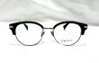 画像2:  yohji yamamoto (ヨウジヤマモト) 19-0022-2 ブロー メガネ BLACK/ サーモント ブラック 眼鏡 (2)