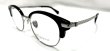 画像4:  yohji yamamoto (ヨウジヤマモト) 19-0022-2 ブロー メガネ BLACK/ サーモント ブラック 眼鏡 (4)