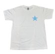 画像1:  【LIMITED】Drawing (ドローイング) ORIGINAL STAR TEE WHITE × SKY BLUE/ オリジナル スター Ｔシャツ ホワイト スカイブルー (1)