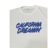 画像2:  Drawing (ドローイング) ORIGINAL California Dreamin' TEE BLUE×WHITE / オリジナル カリフォルニアドリーミング 夢のカリフォルニア Ｔシャツ ブルー ホワイト (2)