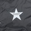 画像4:  Drawing (ドローイング) ORIGINAL coach jackets BLACK × BLUE / オリジナル コーチジャケット ブラック×ブルー (4)