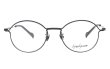 画像1:  yohji yamamoto (ヨウジヤマモト) 19-0040-1 メタル ボストン メガネ MATTBLACK/ マットブラック 眼鏡 (1)