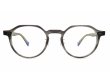 画像1:  Y's (ワイズ) 81-0019-2 クラウンパント ボストン メガネ CLEAR GRAY/ クリアグレー 眼鏡 (1)
