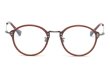画像2:  Y's (ワイズ) 81-0015-2 ボストン コンビ メガネ RED×GUN / レッド ガンメタル 眼鏡 (2)