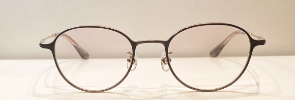 画像1: VIKTOR&ROLF (ヴィクター＆ロルフ) 70-0259-3 チタン ボストン メガネ BROWN  × PINK GOLD/ ブラウン ピンクゴールド 眼鏡 (1)
