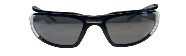 画像1: VINTAGE 90年代 mach20 スポーツ サングラス BLACK × CLEAR/ヴィンテージ デッドストック ブラック ×クリア 眼鏡 (1)