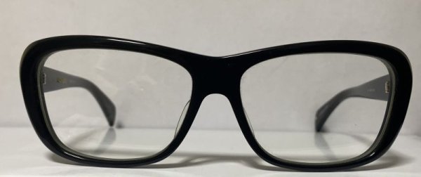 画像1: VIKTOR&ROLF　(ヴィクター＆ロルフ) 70-0087-3 ウェリントン メガネ BLACK/ブラック 眼鏡 (1)