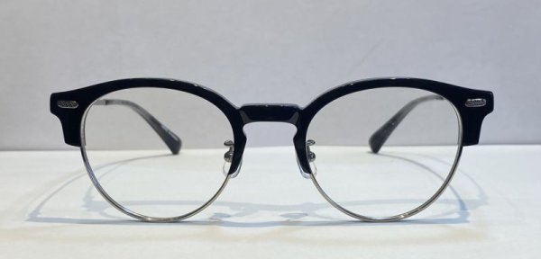 画像1:  selecta (セレクタ) 87-5022-1 サーモント ブロー メガネ BLACK×CLEAR GRAY×SILVER/  ブラック×クリアグレー×シルバー 眼鏡 (1)