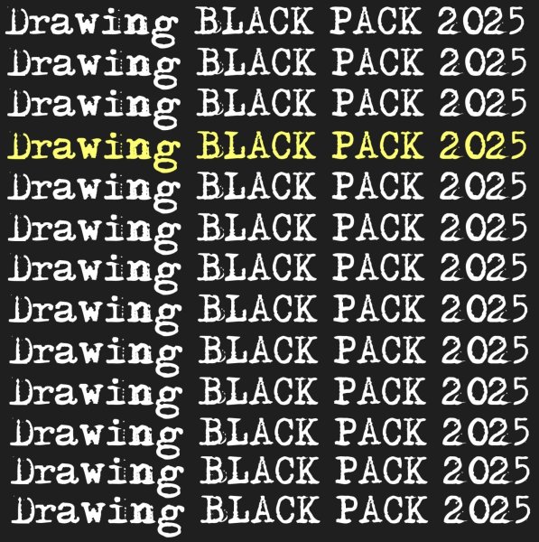 画像1:  Drawing "BLACK PACK 2025 B" / ドローイング ブラックパック 福袋 (1)