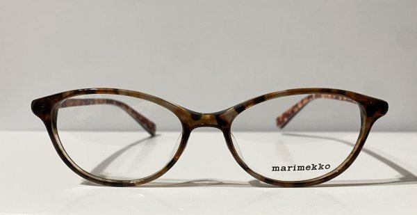 画像1: marimekko (マリメッコ) 32-0042-01 Lily ウェリントン メガネ BROWN TORTOISE /ブラウン ベッコウ柄  眼鏡 (1)