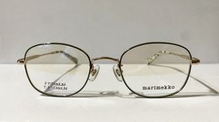 【メガネ】メタル　marimekko【0066】 marimekko (マリメッコ) 32-0066-01 Riikka ウエリントン コンビ