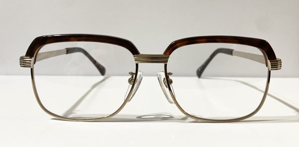 画像1: LUBLE ルーブル 850 TITANIUM サーモント メガネ BROWN TORTOISE / 眼鏡 ブラウンベッコウ柄 日本製 チタン  (1)