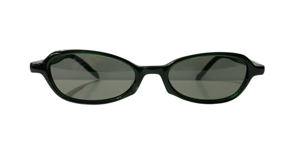 画像1: VINTAGE 90年代 MICHEL KLEIN (ミッシェルクラン) ウエリントン サングラス GREEN × SMOKE LENS/ヴィンテージ デッドストック グリーン×スモークレンズ 眼鏡 (1)