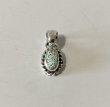 画像1: INDIAN JEWELRY  NAVAJO族 ALICE JOHNSON作 NO.8 TURQUOISE シルバー ネックレストップ (2) /ナバホ族 アリスジョンソン作 #8 ナンバーエイト ターコイズ インディアンジュエリー　 (1)