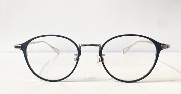 画像1:  selecta (セレクタ) 87-5031-1 ウェリントン メタルフレーム メガネ BLACK×GOLD/ ブラック×ゴールド 眼鏡 (1)