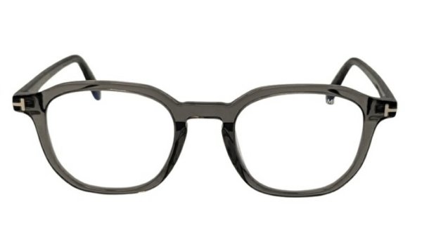 画像1: TOMFORD  (トムフォード) FT6010KB col.020 Shiny Grey ウエリントン メガネ アイウェア シャイニーグレー/ 眼鏡 ブルーカットレンズ  (1)