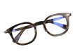画像5: TOMFORD  (トムフォード) FT6009KB col.062 Brown Horn ボストン メガネ アイウェア ブラウンホーン/ 眼鏡 ブルーカットレンズ  (5)