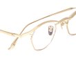 画像5: TITANOS × FACTORY900 (チタノス×ファクトリー900) MF002 01 41 PURE TITANIUM オクタゴン メガネ GOLD / 眼鏡 ゴールド 日本製 ピュア チタン  (5)
