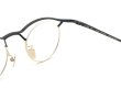 画像5: TITANOS × FACTORY900 (チタノス×ファクトリー900) MF001 03 41 PURE TITANIUM ラウンド メガネ BLACK×GOLD / 眼鏡 ブラック×ゴールド 日本製 ピュア チタン  (5)