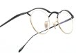 画像6: TITANOS × FACTORY900 (チタノス×ファクトリー900) MF001 03 41 PURE TITANIUM ラウンド メガネ BLACK×GOLD / 眼鏡 ブラック×ゴールド 日本製 ピュア チタン  (6)