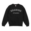 画像1: Drawing (ドローイング) ORIGINAL ARCH LOGO SWEAT PULLOVER BLACK×GRAY / オリジナル アーチロゴ スウェット プルオーバー ブラック (1)
