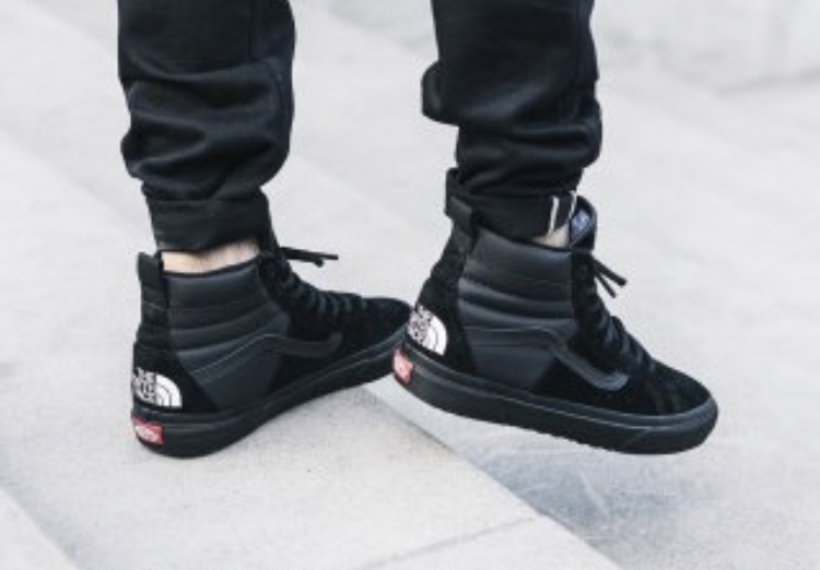 VANS x THE NORTH FACE SK8 HI MTE DX BLACK/BLACK バンズ ノース