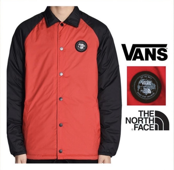 PRICE DOWN】 25%OFF VANS × THE NORTH FACE TORREY MTE JACKET RED 