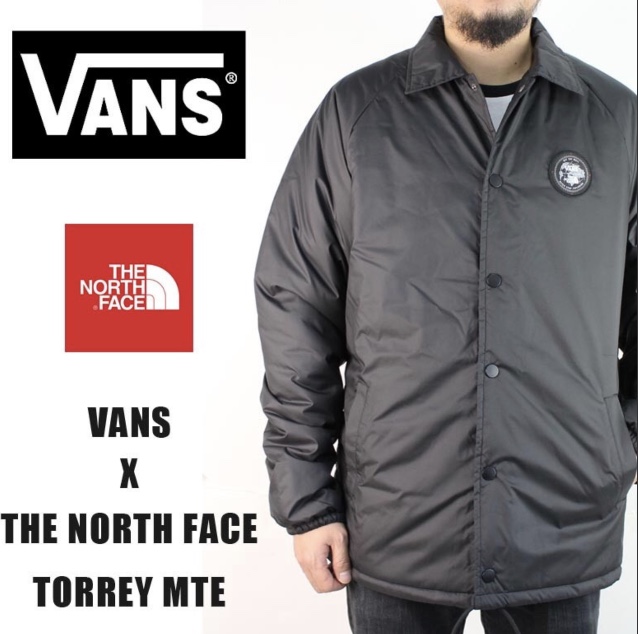 PRICE DOWN】 25%OFF VANS × THE NORTH FACE TORREY MTE JACKET BLACK