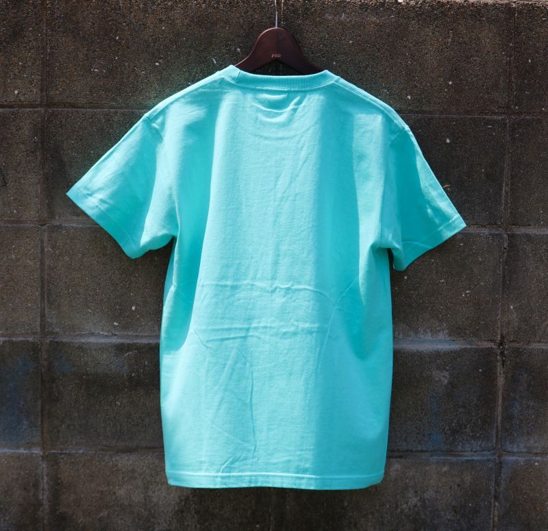 CVTVLIST  Usual Tee グレー ティファニー ブルー系 Tシャツコットン100％日本製