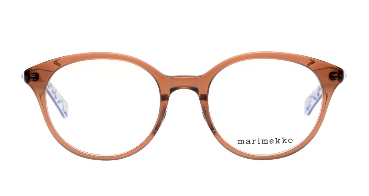 marimekko (マリメッコ) 32-0031-02 ウェリントン メガネ BROWN