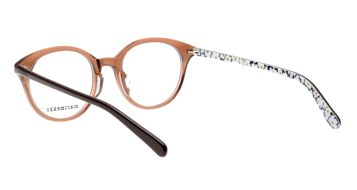 marimekko (マリメッコ) 32-0031-02 ウェリントン メガネ BROWN