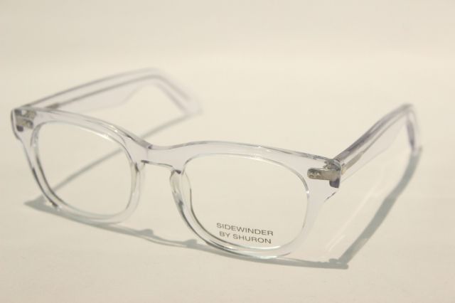 SHURON (シュロン) SIDEWINDER CLEAR-CLEARLENS SIZE50 サイドワインダー ウェリントン メガネ サングラス  クリア クリアレンズ Drawing