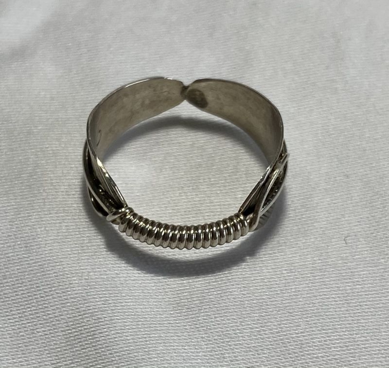 INDIAN JEWELRY NAVAJO族 FEATHER RING SILVER/ナバホ族 フェザー